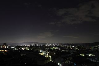 夜景@奈良市街方面