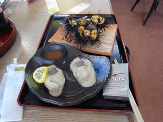 岩牡蠣 & ウニ