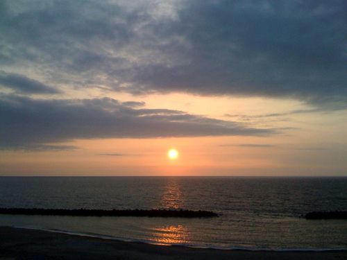夕日@日本海