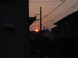 夕暮れ